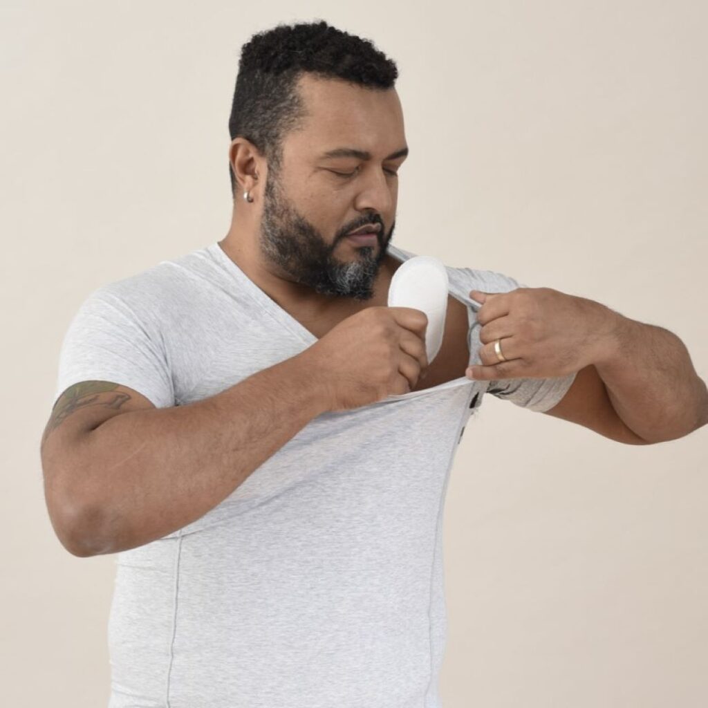 HidraWear breathable baselayer for hidradenitis suppurativa, worn like normal clothing