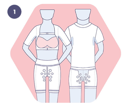 HidraWear Discreet, breathable under layer